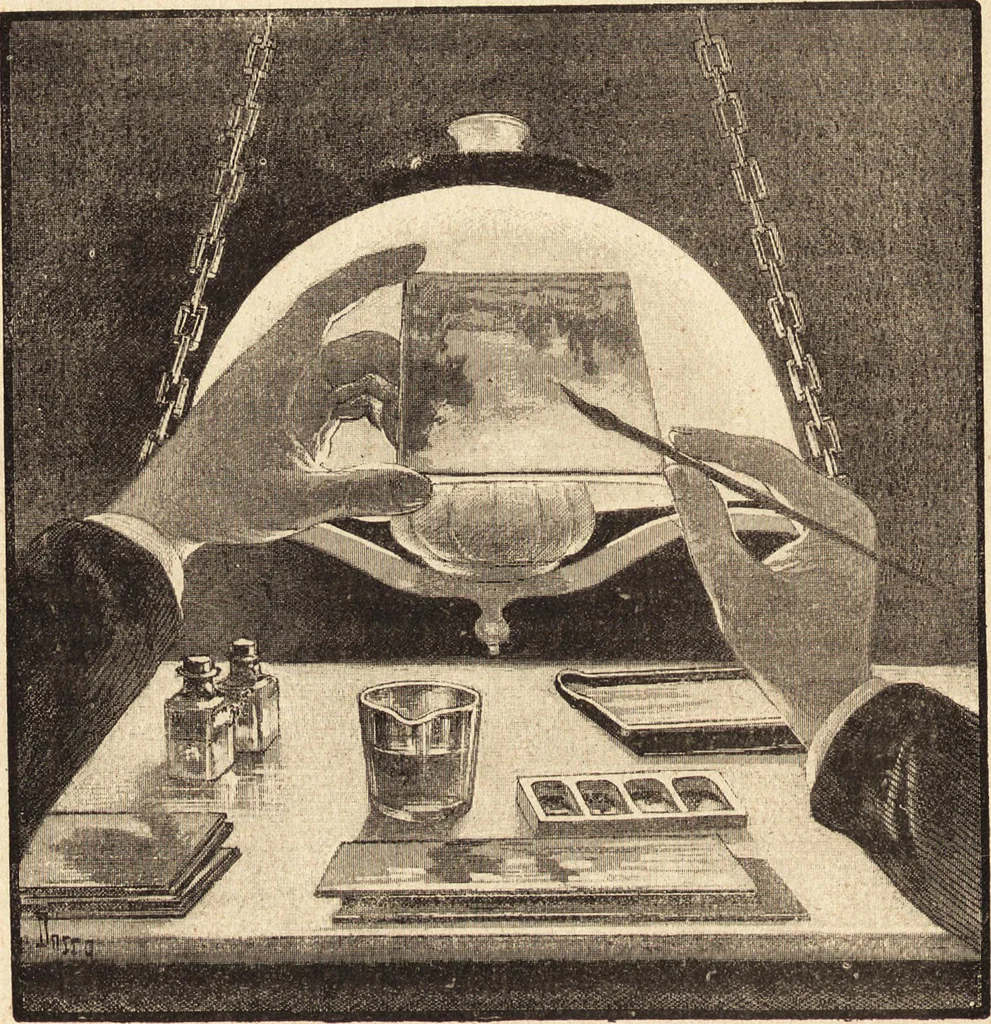 An illustration from L'art en photographie : avec le procédé au gélatino-bromure d'argent, 1896, leaf 363