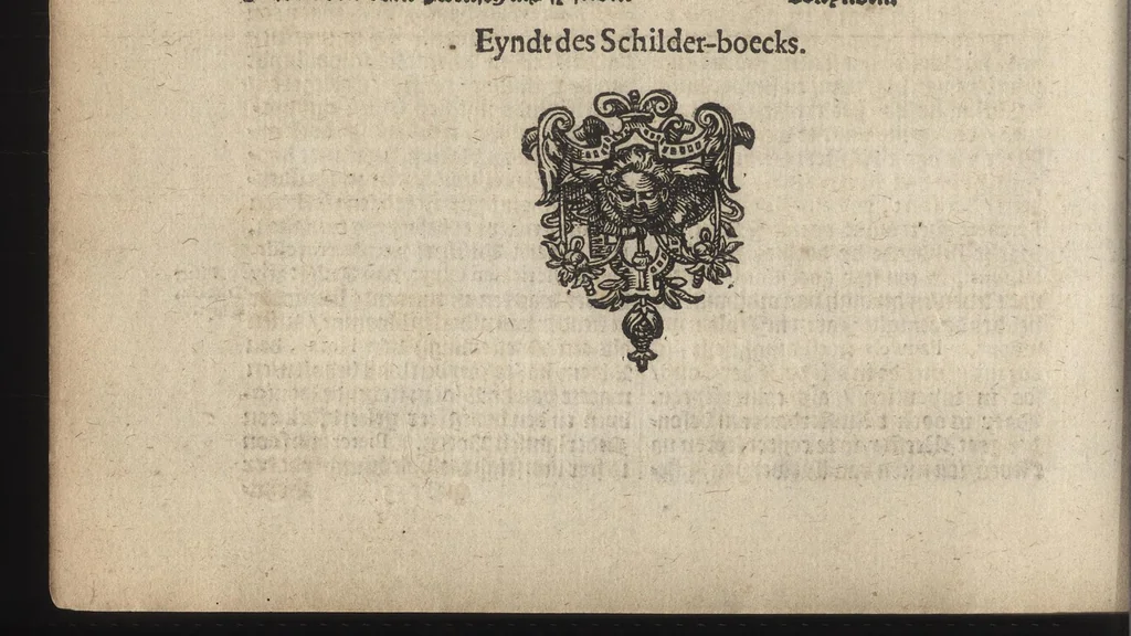 An illustration from Het schilder-boeck : waerin voor eerst de leerlustighe-jueght den grondt der edel vrye schilderkonst in verscheyden deelen wort voor-gedragen : daer na in drij deelen t'leven der vermaerde doorluchtighe schilders des ouden ende nieuwen tydts : eyndlyck d'uytlegginghe op den Metamorphoseon Pub. Ovidij Nasonis, met d'uytbeeldinge der figueren, alles dienstich ende nut den schilders, const-beminders ende dichters en alle andere staten van menschen, 1618, leaf 523