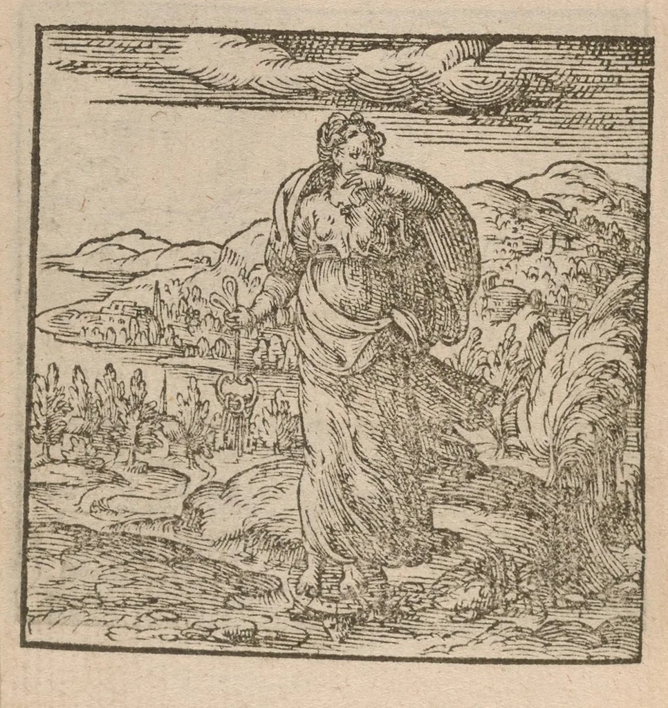 An illustration from Hadriani Iunii medici Emblemata : eiusdem ænigmatum libellus, 1585, leaf 67