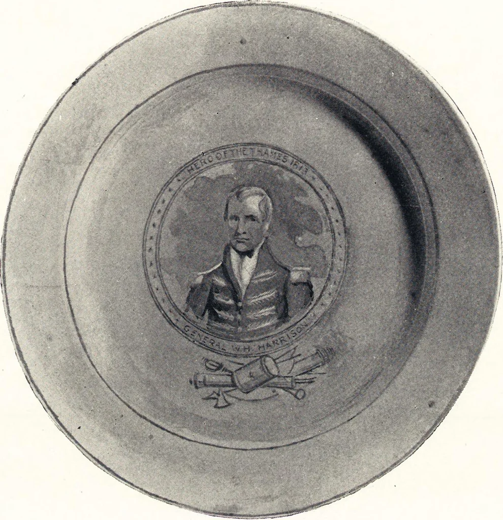 An illustration from Anglo-American pottery : old English china with American views, a manual for collectors, 1901, leaf 114