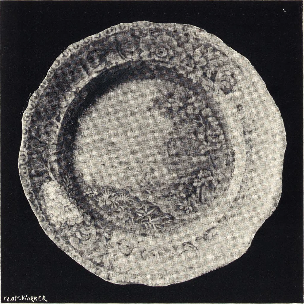 An illustration from Anglo-American pottery : old English china with American views, a manual for collectors, 1901, leaf 123
