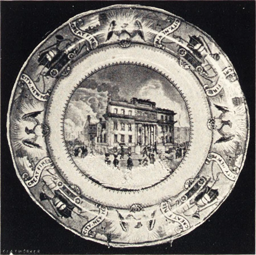 An illustration from Anglo-American pottery : old English china with American views, a manual for collectors, 1901, leaf 137