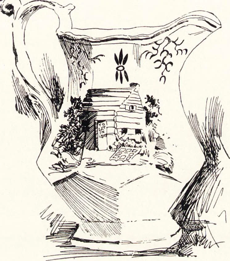 An illustration from Anglo-American pottery : old English china with American views, a manual for collectors, 1901, leaf 146