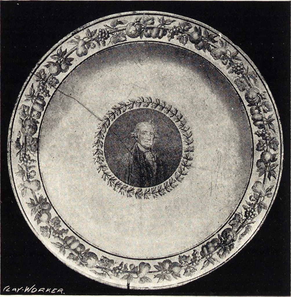 An illustration from Anglo-American pottery : old English china with American views, a manual for collectors, 1901, leaf 152