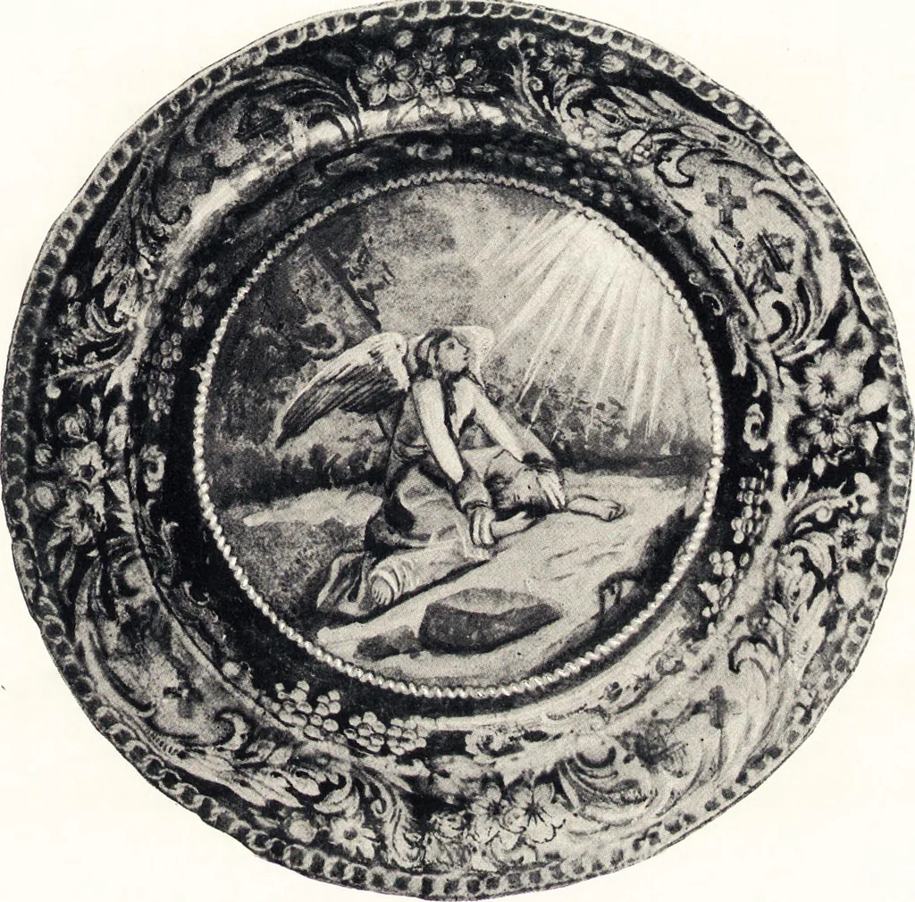 An illustration from Anglo-American pottery : old English china with American views, a manual for collectors, 1901, leaf 154
