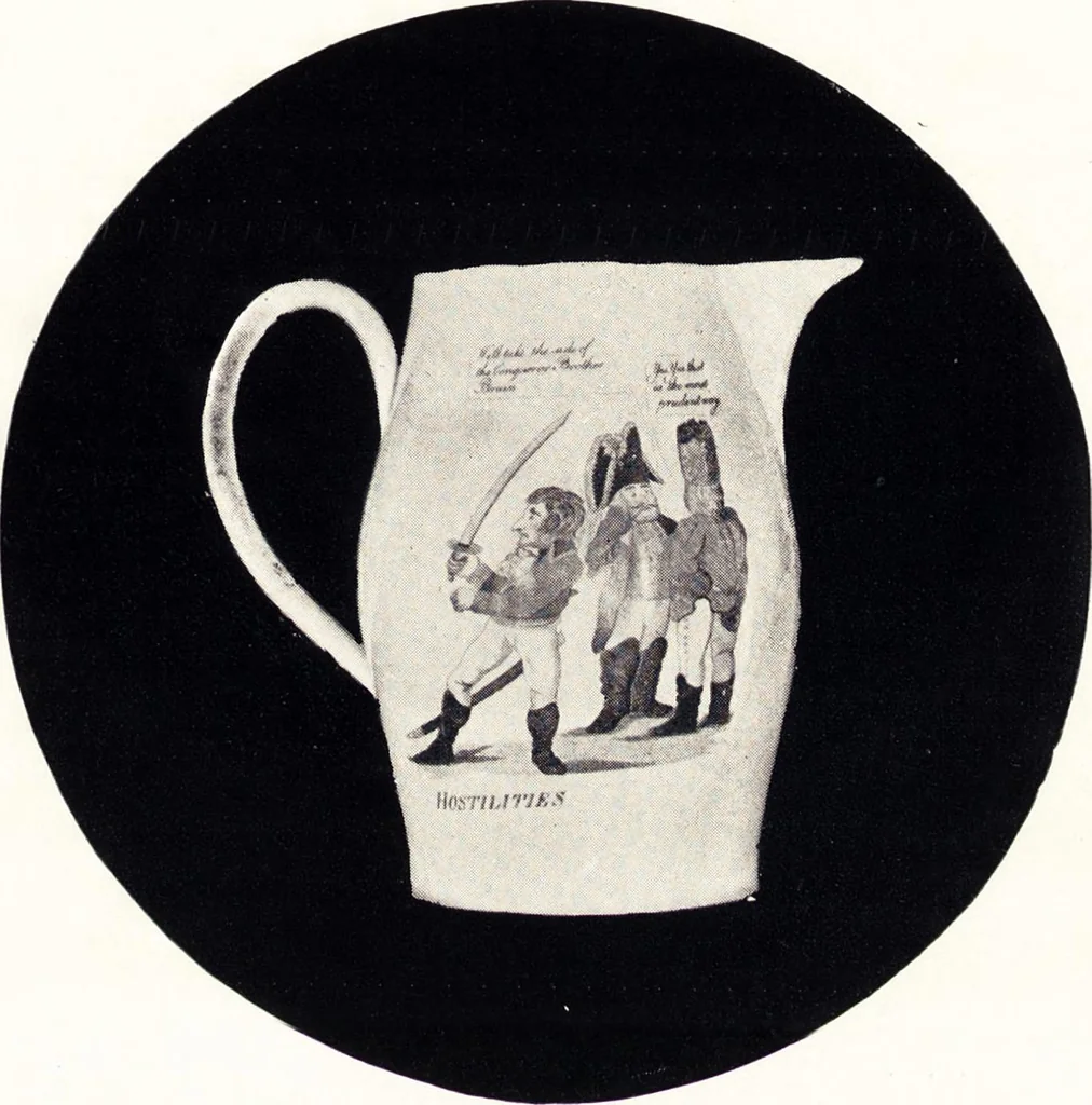 An illustration from Anglo-American pottery : old English china with American views, a manual for collectors, 1901, leaf 16