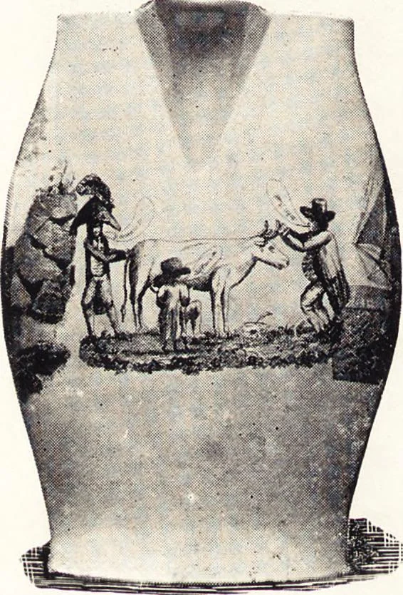 An illustration from Anglo-American pottery : old English china with American views, a manual for collectors, 1901, leaf 17