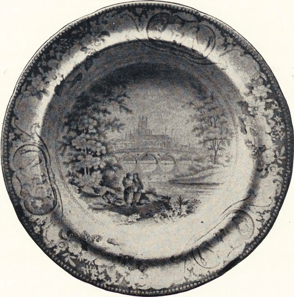 An illustration from Anglo-American pottery : old English china with American views, a manual for collectors, 1901, leaf 177