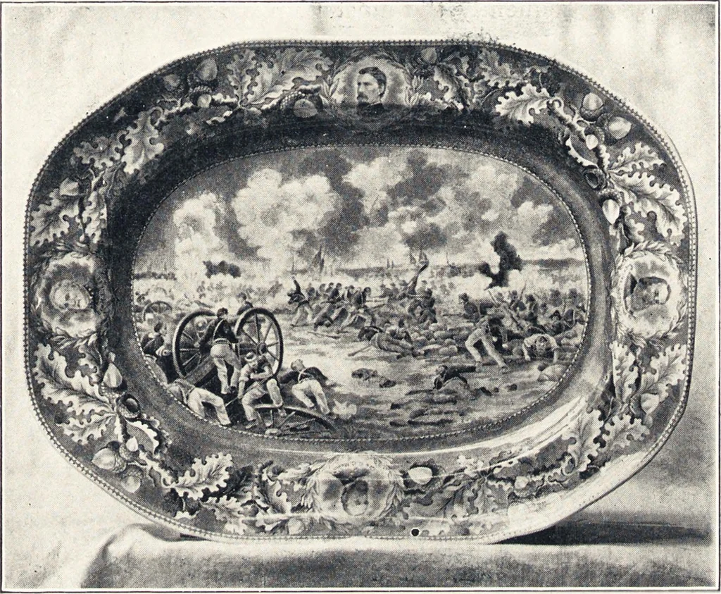 An illustration from Anglo-American pottery : old English china with American views, a manual for collectors, 1901, leaf 188