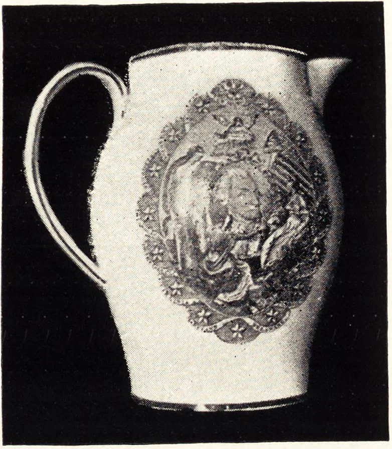 An illustration from Anglo-American pottery : old English china with American views, a manual for collectors, 1901, leaf 22
