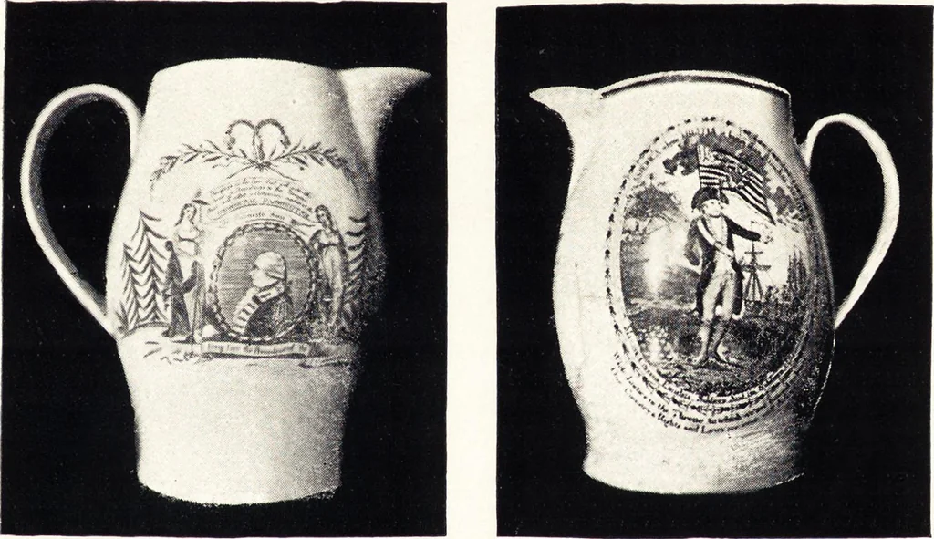 An illustration from Anglo-American pottery : old English china with American views, a manual for collectors, 1901, leaf 22