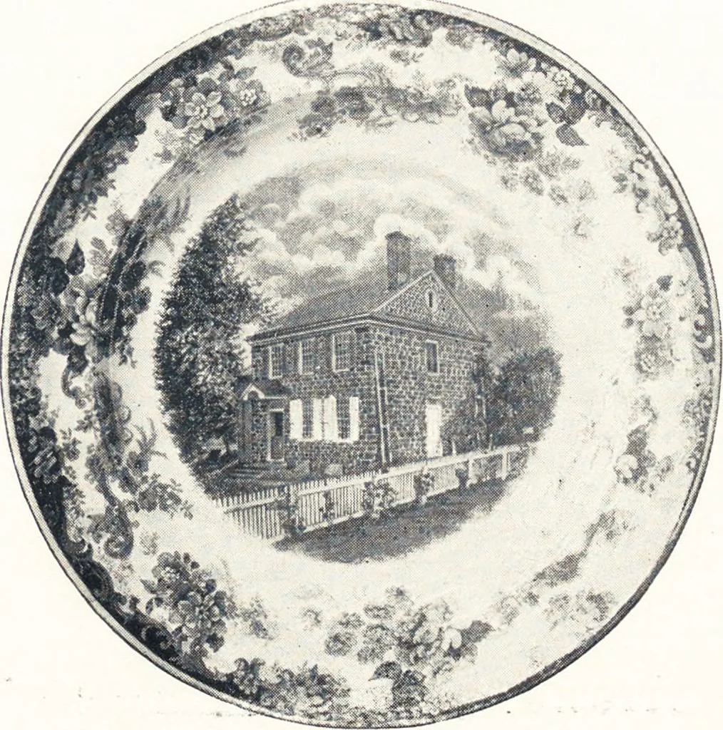 An illustration from Anglo-American pottery : old English china with American views, a manual for collectors, 1901, leaf 228