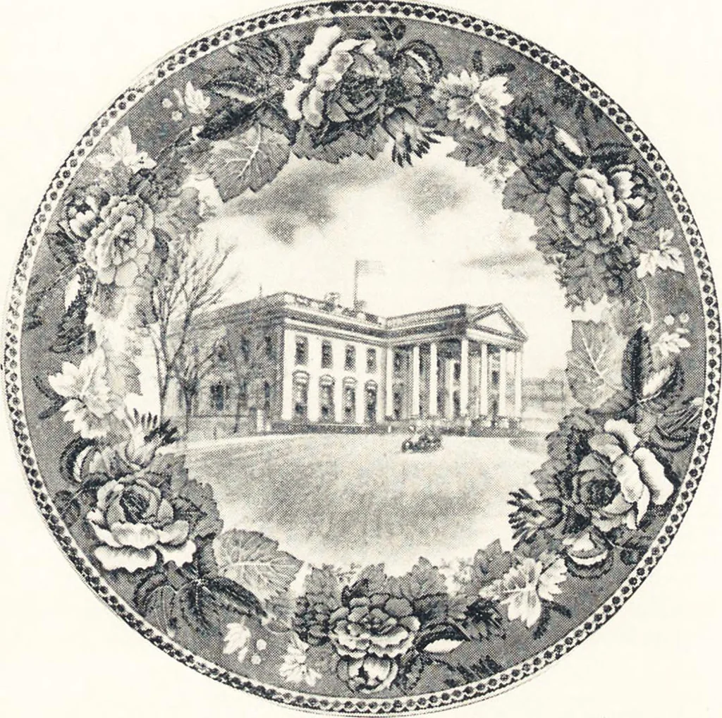 An illustration from Anglo-American pottery : old English china with American views, a manual for collectors, 1901, leaf 238
