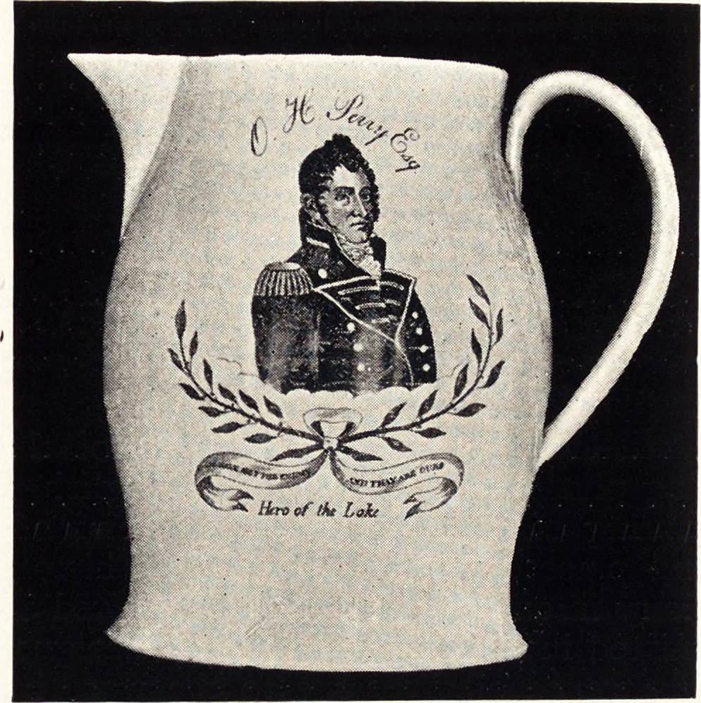An illustration from Anglo-American pottery : old English china with American views, a manual for collectors, 1901, leaf 30