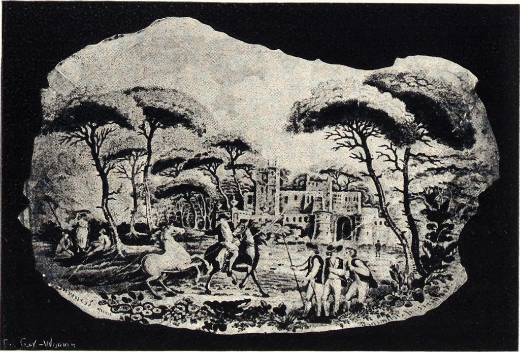 An illustration from Anglo-American pottery : old English china with American views, a manual for collectors, 1901, leaf 42
