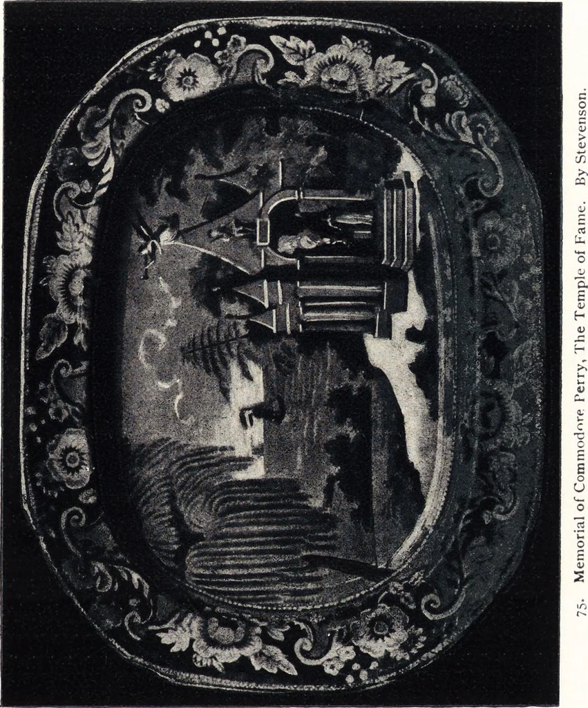 An illustration from Anglo-American pottery : old English china with American views, a manual for collectors, 1901, leaf 46