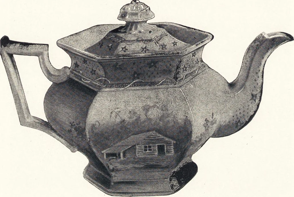 An illustration from Anglo-American pottery : old English china with American views, a manual for collectors, 1901, leaf 71