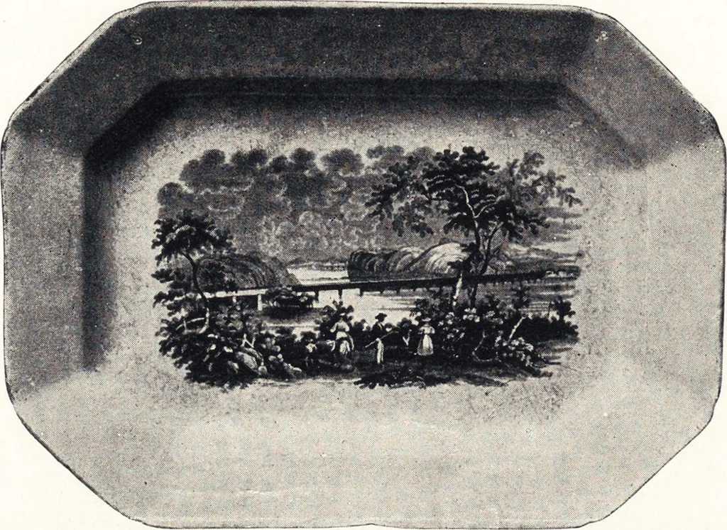 An illustration from Anglo-American pottery : old English china with American views, a manual for collectors, 1901, leaf 73