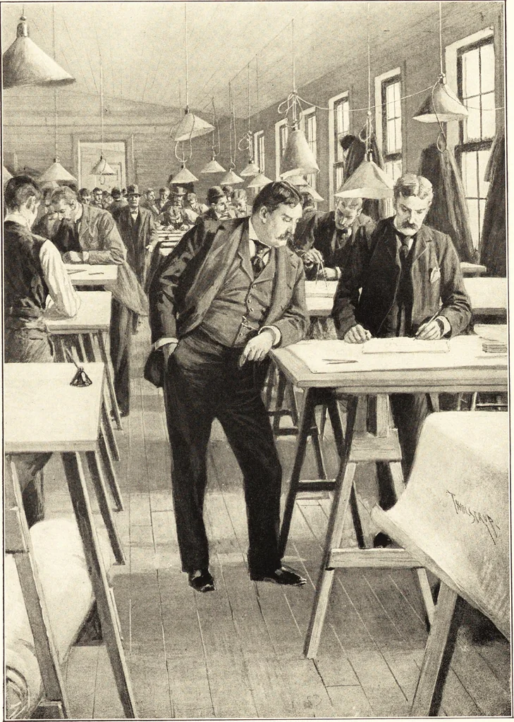 An illustration from Daniel H. Burnham, architect, planner of cities, 1921, leaf 104