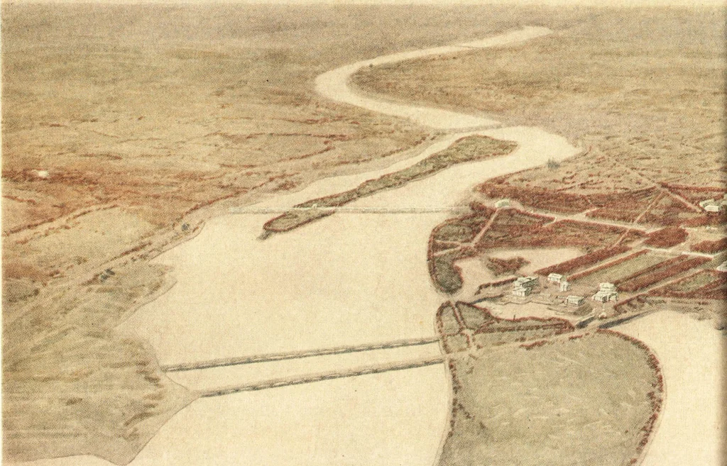 An illustration from Daniel H. Burnham, architect, planner of cities, 1921, leaf 129
