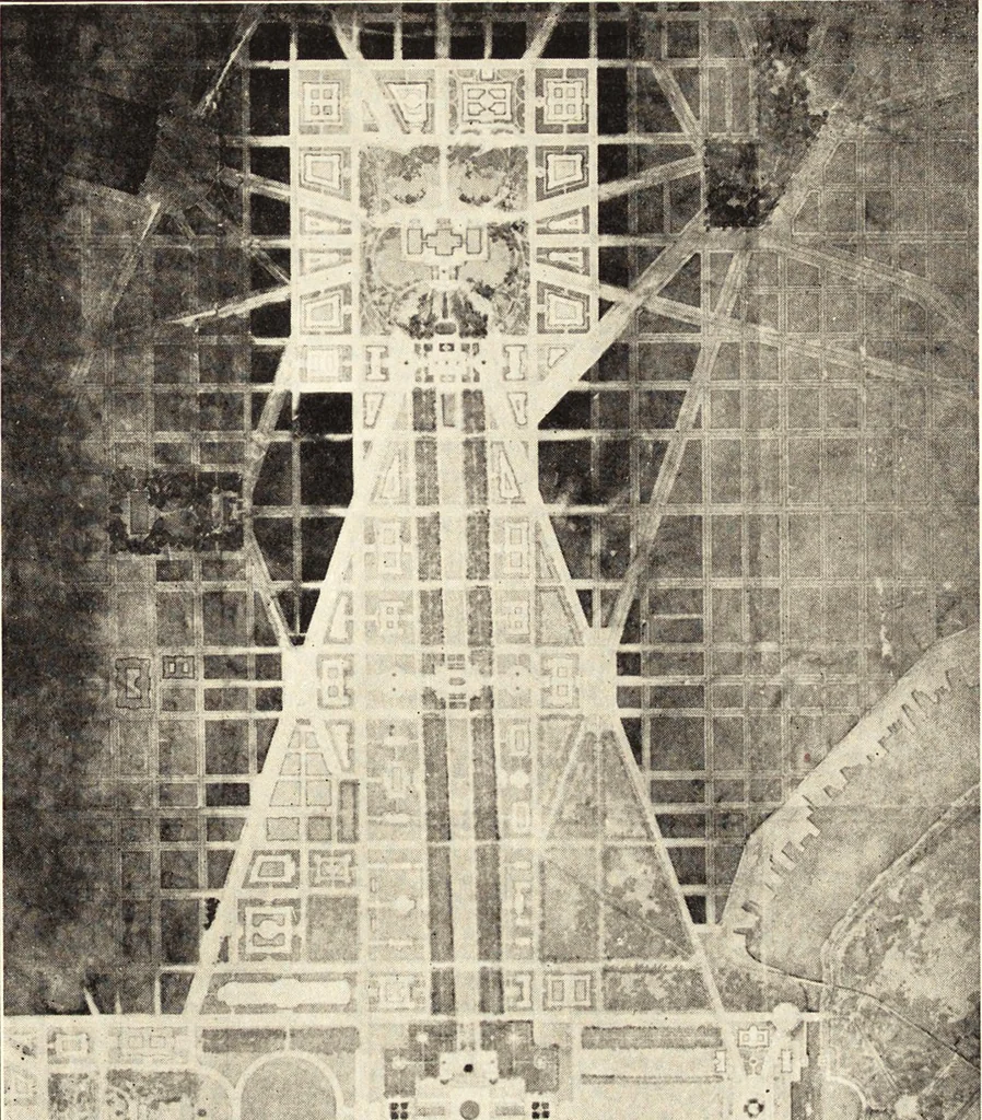 An illustration from Daniel H. Burnham, architect, planner of cities, 1921, leaf 262