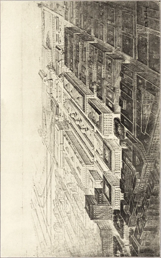 An illustration from Daniel H. Burnham, architect, planner of cities, 1921, leaf 338