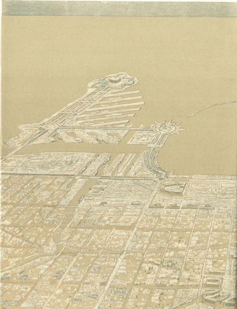 An illustration from Daniel H. Burnham, architect, planner of cities, 1921, leaf 171
