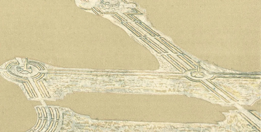 An illustration from Daniel H. Burnham, architect, planner of cities, 1921, leaf 172