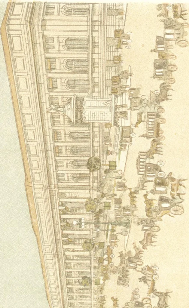 An illustration from Daniel H. Burnham, architect, planner of cities, 1921, leaf 210