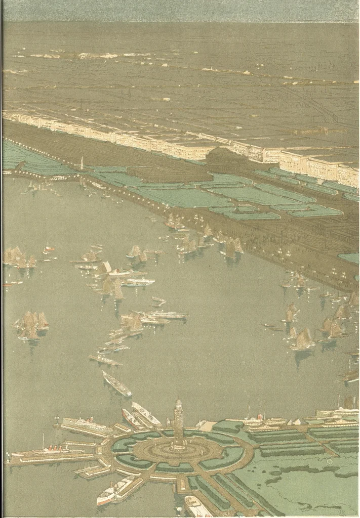 An illustration from Daniel H. Burnham, architect, planner of cities, 1921, leaf 280