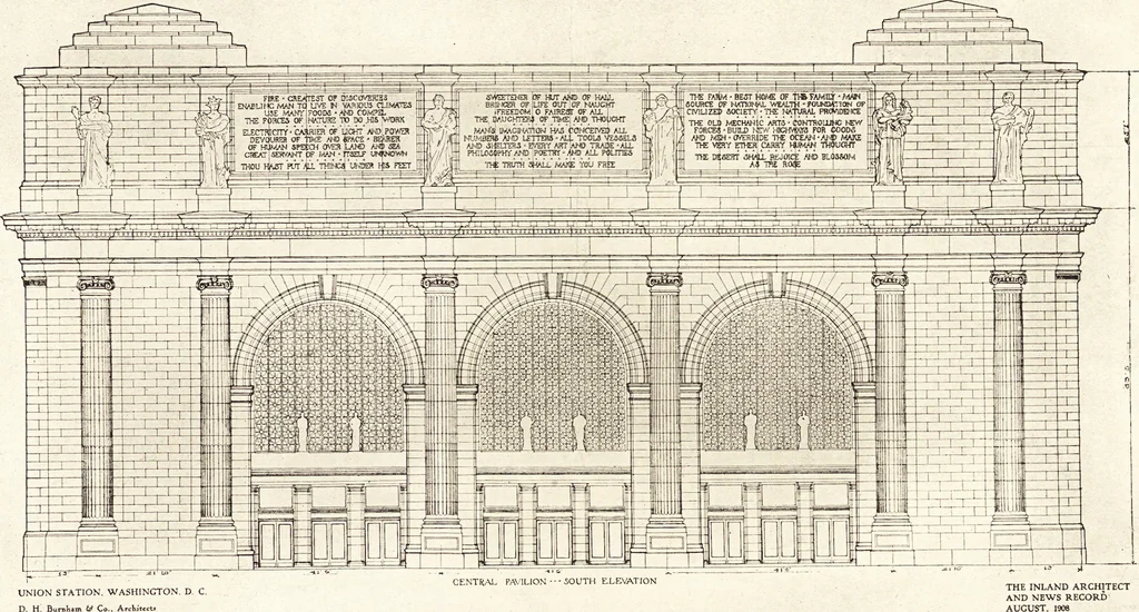 An illustration from Daniel H. Burnham, architect, planner of cities, 1921, leaf 32