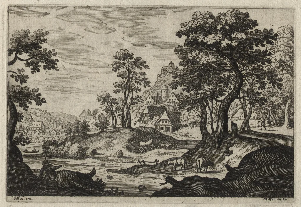 An illustration from Novae regionum aliquot amaenissimarum delineationes, 1625, leaf 168