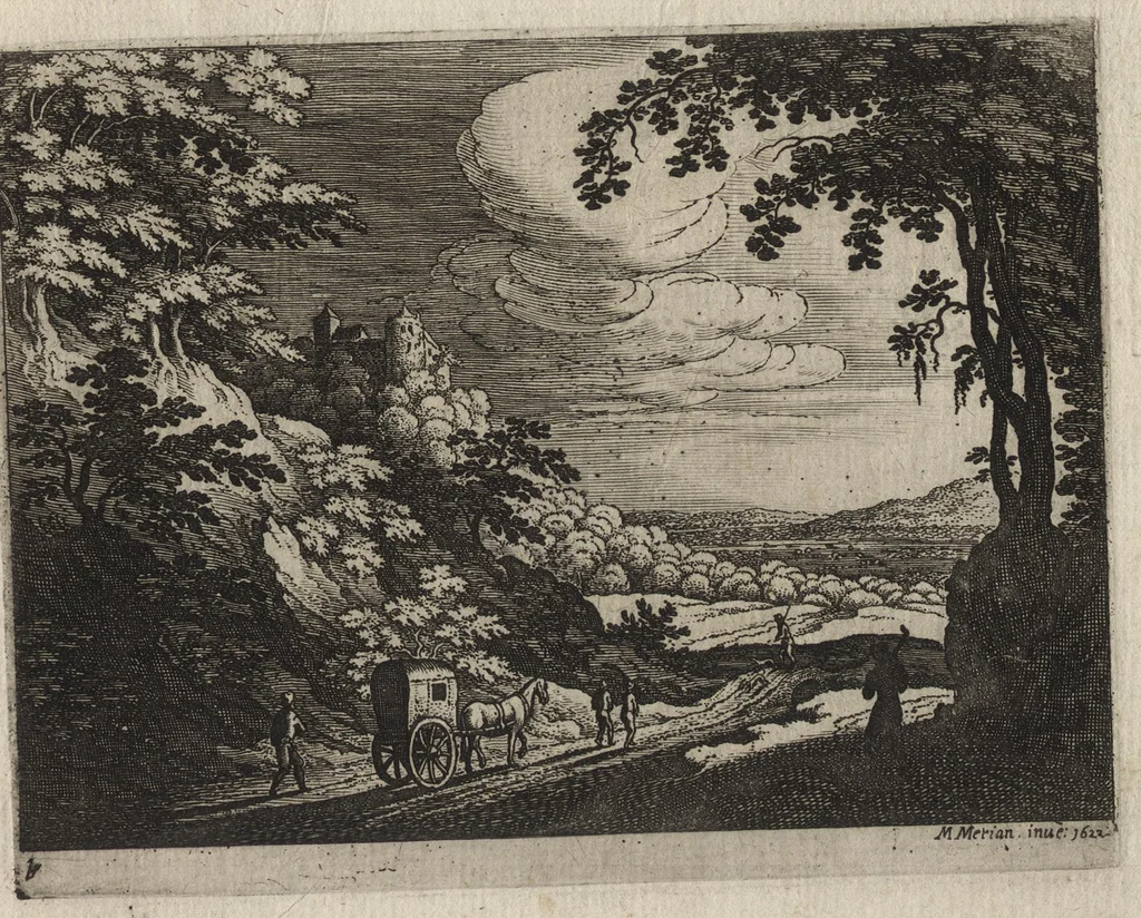 An illustration from Novae regionum aliquot amaenissimarum delineationes, 1625, leaf 254
