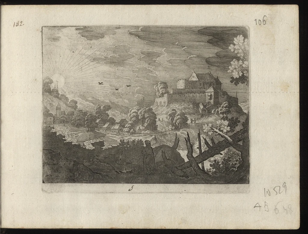 An illustration from Novae regionum aliquot amaenissimarum delineationes, 1625, leaf 366