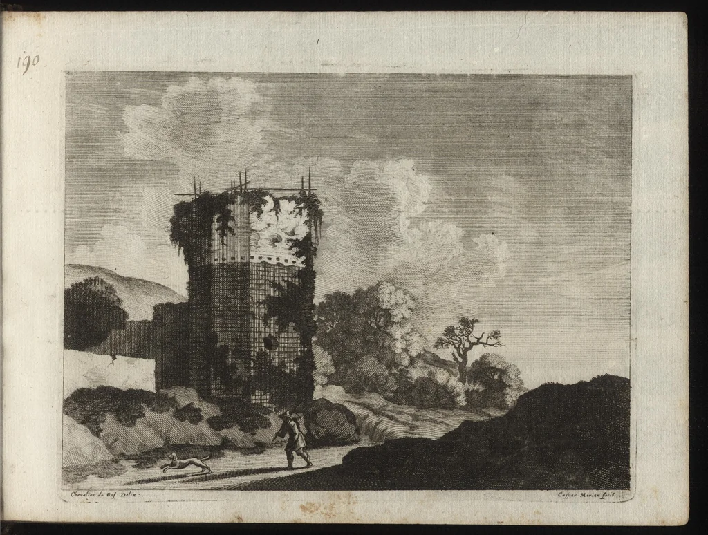 An illustration from Novae regionum aliquot amaenissimarum delineationes, 1625, leaf 382