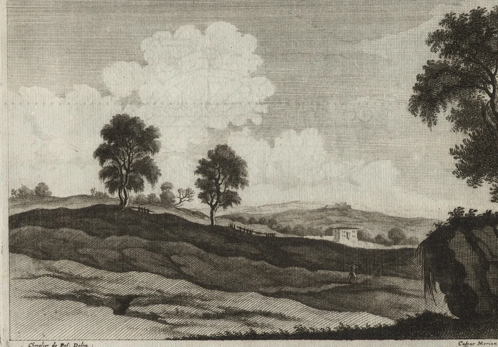 An illustration from Novae regionum aliquot amaenissimarum delineationes, 1625, leaf 390