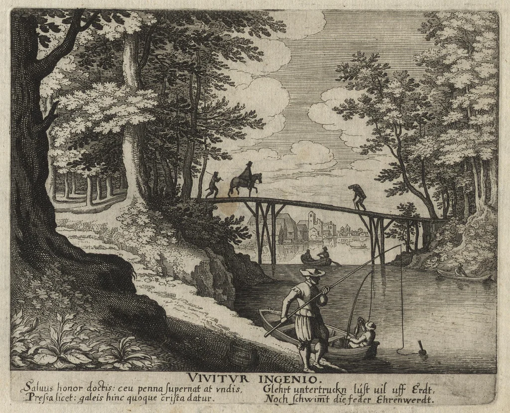 An illustration from Novae regionum aliquot amaenissimarum delineationes, 1625, leaf 82