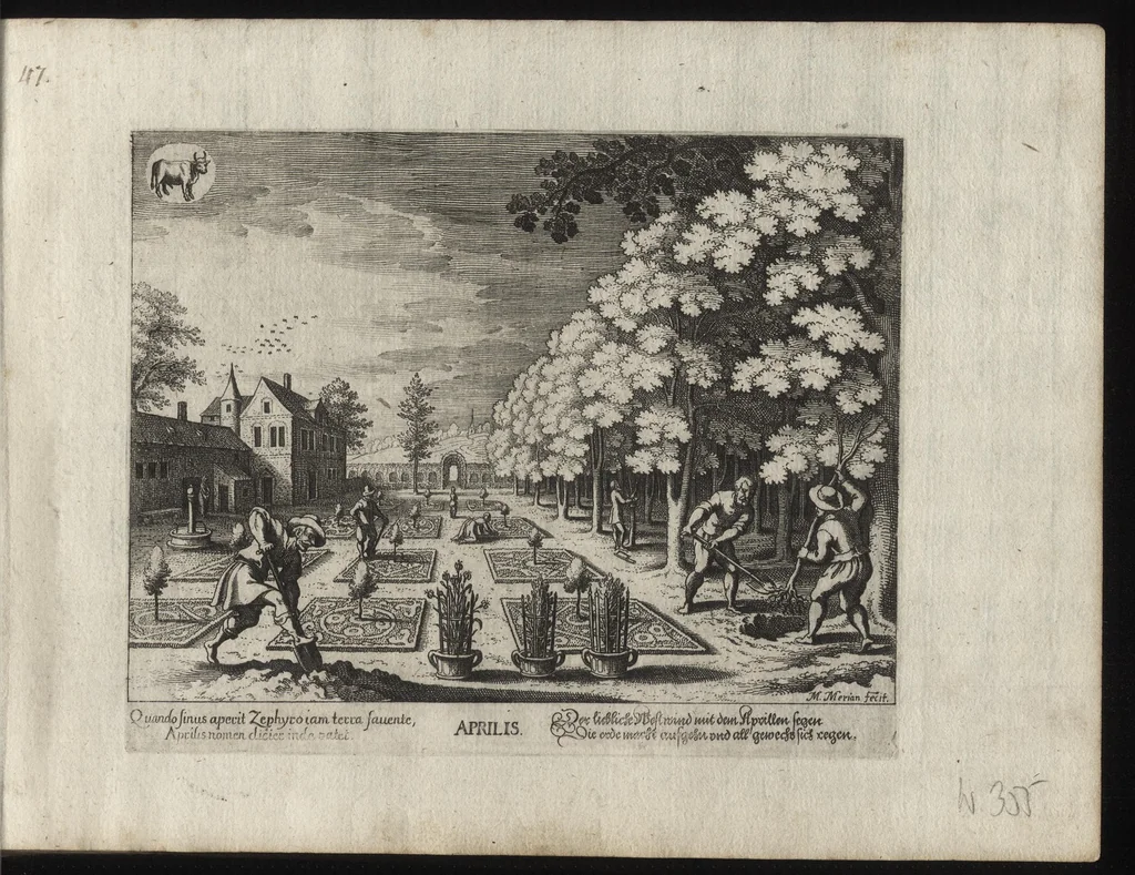 An illustration from Novae regionum aliquot amaenissimarum delineationes, 1625, leaf 96