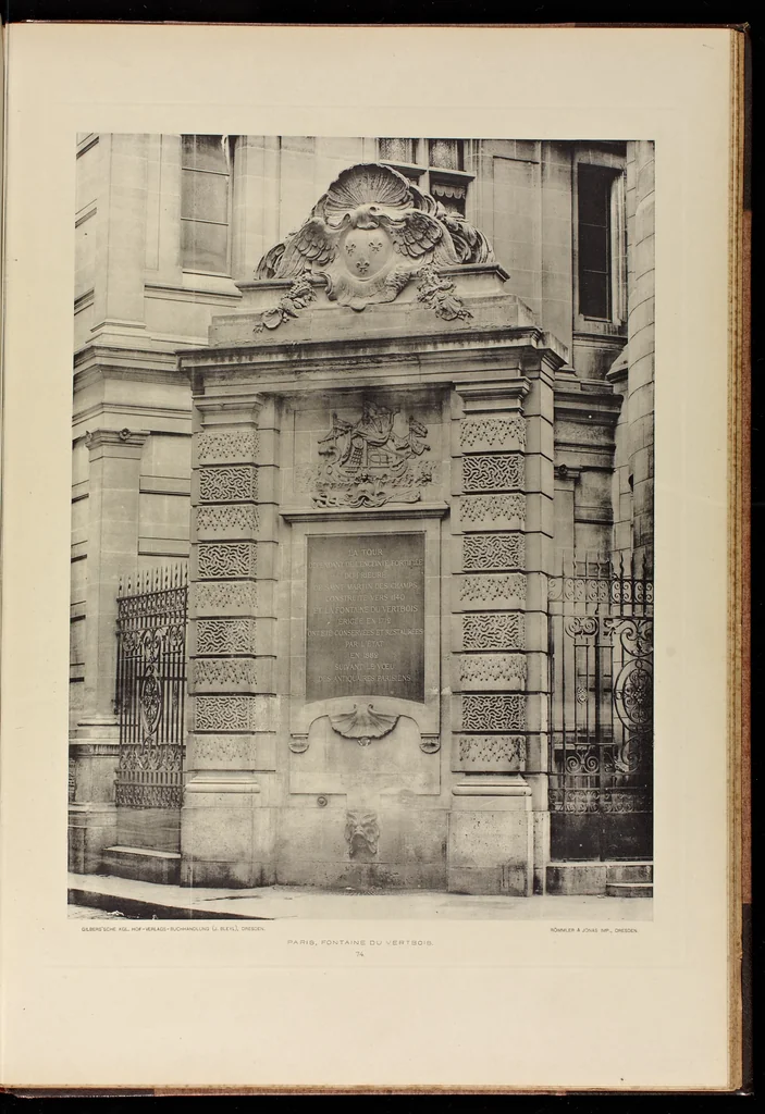 An illustration from Die baukunst Frankreichs, 1896, leaf 190
