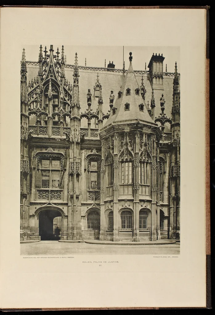 An illustration from Die baukunst Frankreichs, 1896, leaf 216