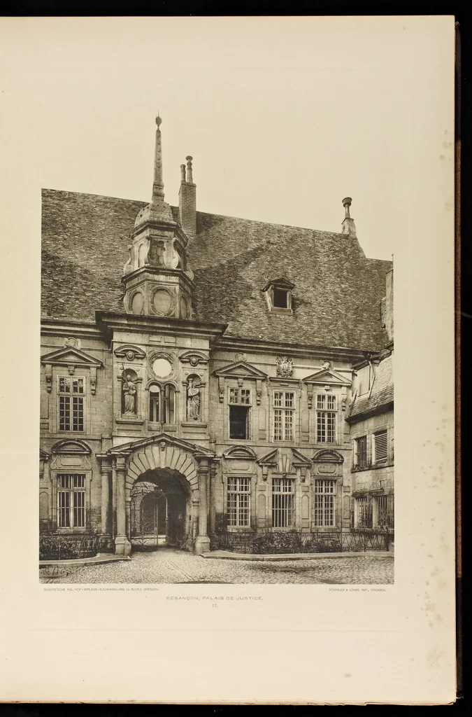 An illustration from Die baukunst Frankreichs, 1896, leaf 76