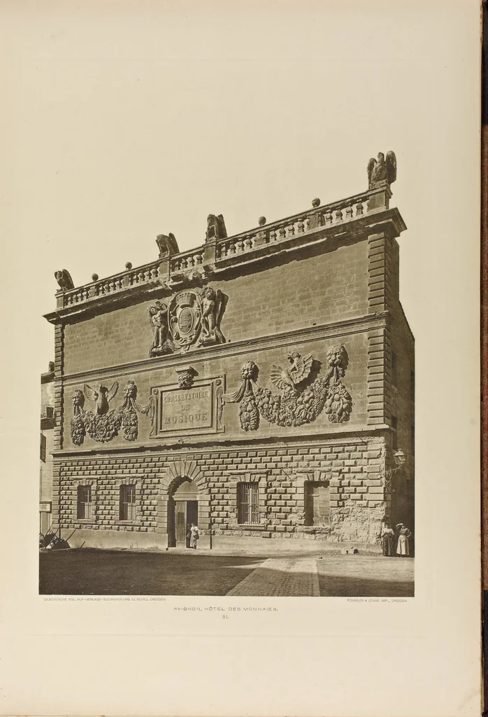An illustration from Die baukunst Frankreichs, 1896, leaf 84