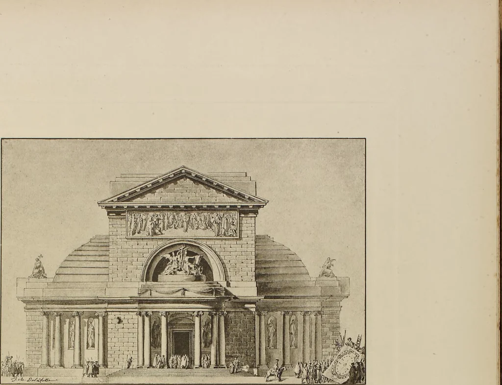 An illustration from Die baukunst Frankreichs, 1896, leaf 92