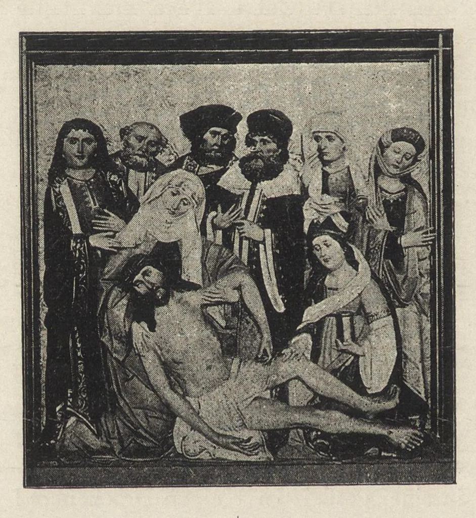 An illustration from Zeitschrift für christliche kunst .., 1888, leaf 107