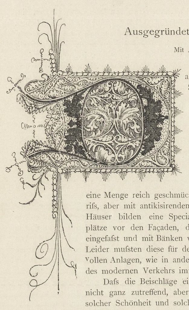 An illustration from Zeitschrift für christliche kunst .., 1888, leaf 127