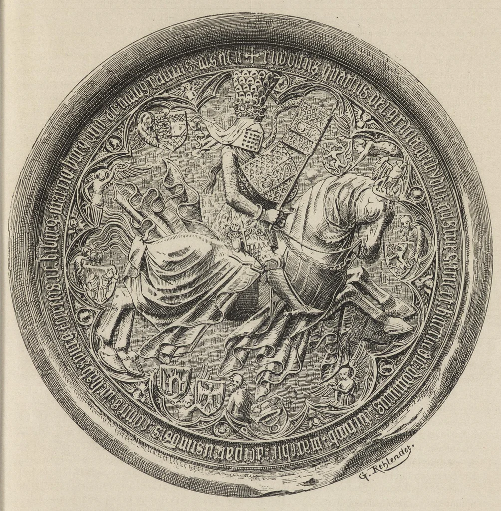 An illustration from Zeitschrift für christliche kunst .., 1888, leaf 150