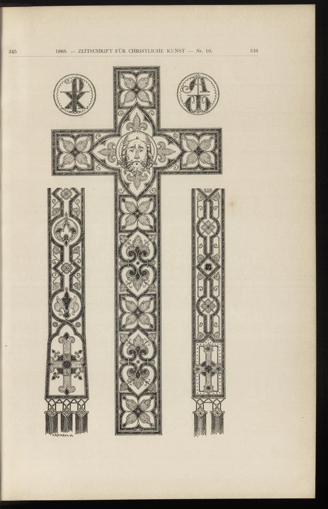 An illustration from Zeitschrift für christliche kunst .., 1888, leaf 246