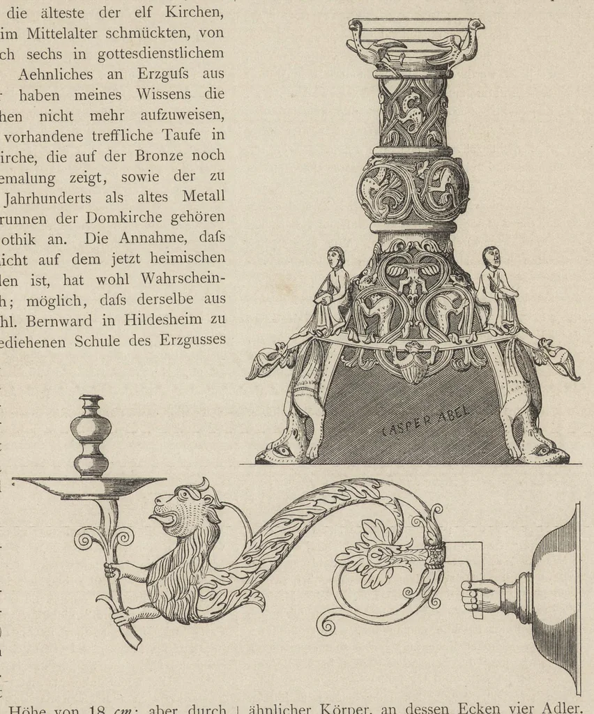 An illustration from Zeitschrift für christliche kunst .., 1888, leaf 280