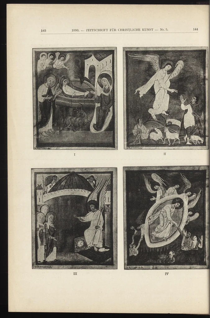 An illustration from Zeitschrift für christliche Kunst .., 1888, leaf 115