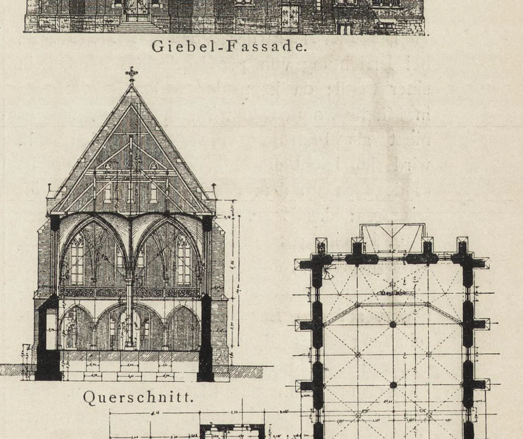 An illustration from Zeitschrift für christliche Kunst .., 1888, leaf 124